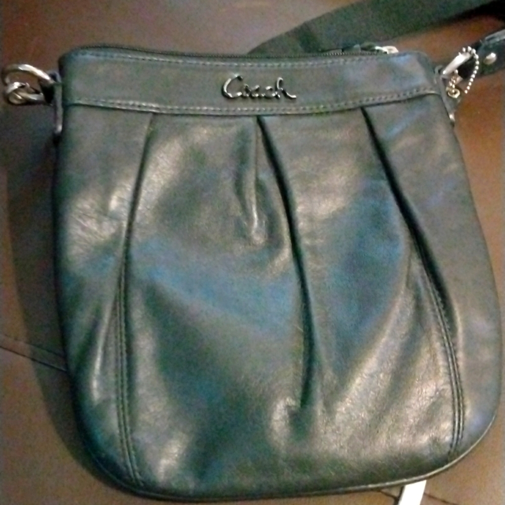 Black coach crossbody purse